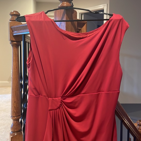 Orange-red dress - Picture 3 of 4